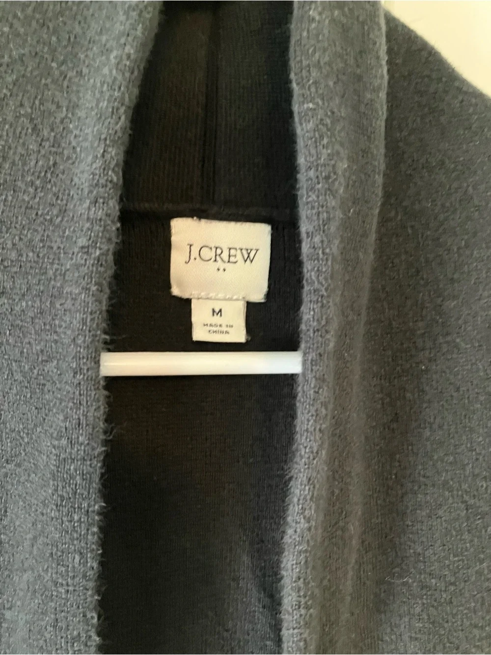 J. Crew Black Open-Front Blazer Cardigan